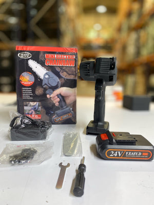 NUEVA MINI MOTOSIERRA ELECTRICA Chainsaw™ | POTENCIA Y CALIDAD GARANTIZADA